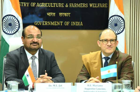 India, Argentina to boost bilateral agricultural research, technology exchange