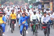 Mansukh Mandaviya officiates first anniversary of Fit India Sundays with cycling event in Puducherry