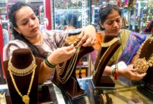 Gold gains over 5 pc on weekly basis amid pull back in crude prices
