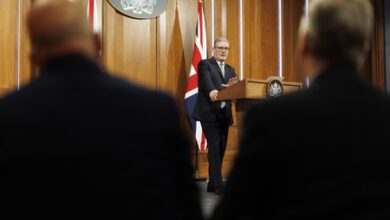 Starmer says Iran not targetting Britain with long-range missiles