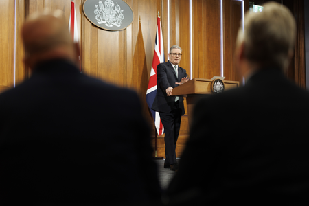 Starmer says Iran not targetting Britain with long-range missiles