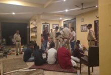 18 gamblers held from farmhouse owned by IAS officer in Indore’s Mhow