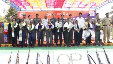 Major blow to Maoists as 10 cadres lay down arms in Odisha’s Kandhamal
