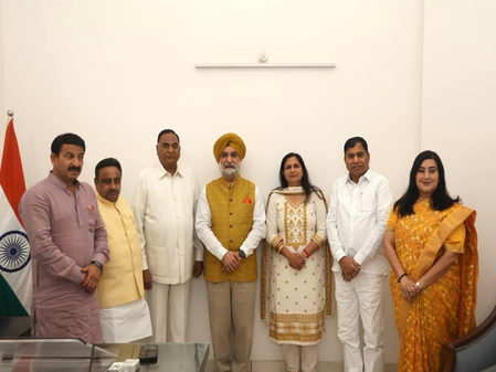 L-G Sandhu holds meeting with Delhi MPs on development issues