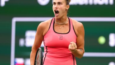 Sabalenka tops Noskova to reach her third final at Indian Wells