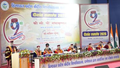 Himachal contributed significantly to nation’s armed forces, says V-P Radhakrishnan