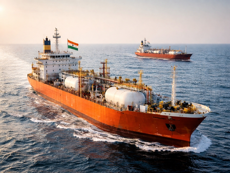 2 Indian-flagged tankers carrying 92,700 MT LPG on way to domestic ports: Govt