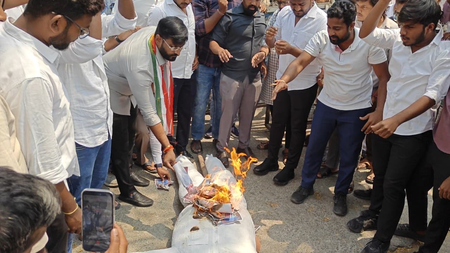 Telangana Congress chief challenges KTR for drug test Telangana Congress chief challenges KTR for drug test