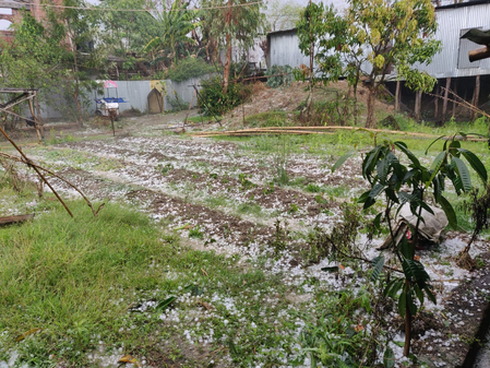Severe hailstorm batters Meghalaya, damages homes, vehicles and crops