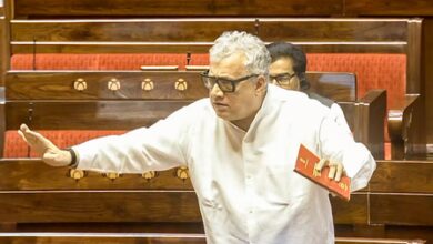 Trinamool stages walkout in RS over EC’s midnight bureaucratic reshuffle in Bengal Trinamool stages walkout in RS over EC’s midnight bureaucratic reshuffle in Bengal