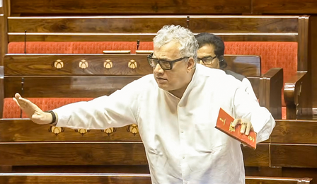 Trinamool stages walkout in RS over EC’s midnight bureaucratic reshuffle in Bengal Trinamool stages walkout in RS over EC’s midnight bureaucratic reshuffle in Bengal