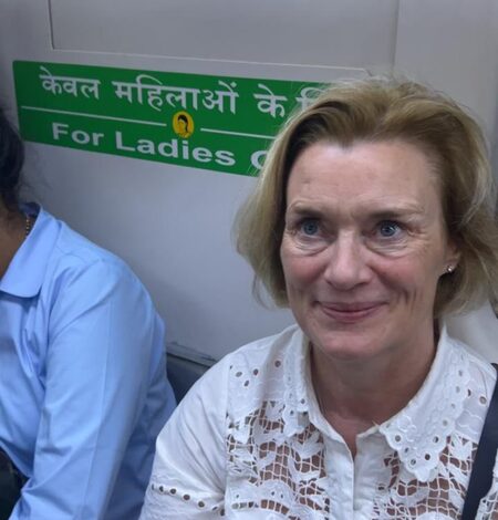 Norwegian envoy takes ride in Delhi Metro, calls it ‘fast, clean and super-efficient’ Norwegian envoy takes ride in Delhi Metro, calls it ‘fast, clean and super-efficient’
