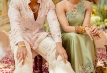 Vijay Deverakonda & Rashmika Mandanna ended up playing Holi during their Haldi ceremony