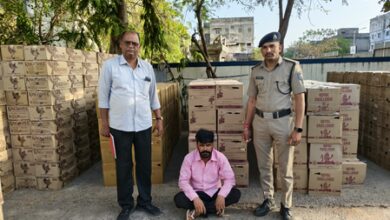 Gujarat Police seize foreign liquor worth over Rs one crore, arrest driver