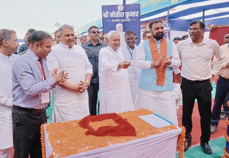 Nitish Kumar inaugurates 88 projects during Samridhi Yatra in Bhagalpur​