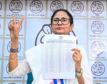 Bengal 2026 polls: Trinamool announces candidates list, Mamata to contest from Bhabanipur