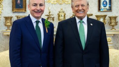 Trump celebrates Irish ties at White House