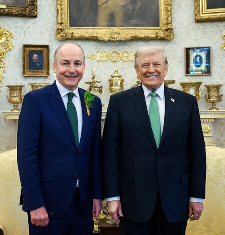 Trump celebrates Irish ties at White House