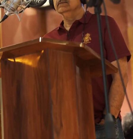 Rajeev Menon completes dubbing for his portions in Mohanlal, Mammootty-starrer ‘Patriot’