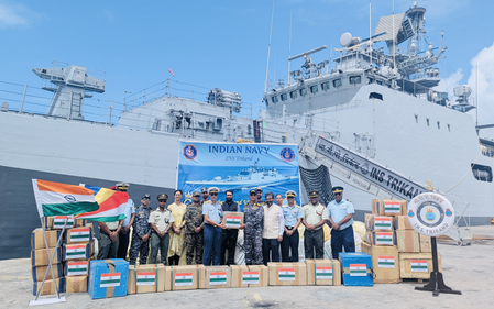India donates ship spares to Seychelles Defence Forces