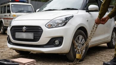 Police in J&K’s Shopian seize vehicle bought with proceeds of narcotics trade