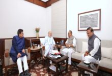 Assam CM Sarma accompanies Pradyut Bordoloi to meet HM Amit Shah after BJP entry