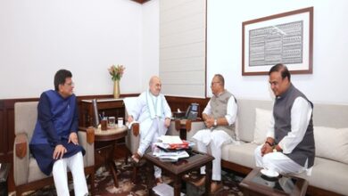 Assam CM Sarma accompanies Pradyut Bordoloi to meet HM Amit Shah after BJP entry
