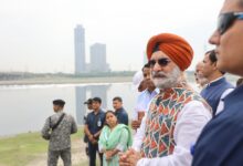 Delhi L-G Sandhu visits Kalindi Kunj, boosts battle against Yamuna pollution
