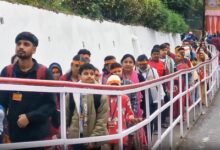 Navratri festival: Over 30,000 pilgrims proceed to Mata Vaishno Devi Shrine