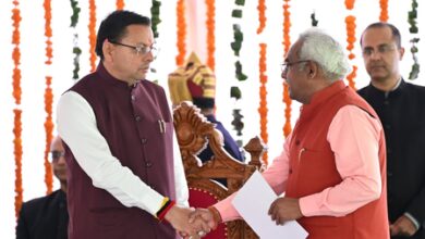 Uttarakhand cabinet expansion: Five MLAs take oath as ministers in Dhami govt (Ld)