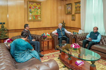 EAM Jaishankar, Bangladesh envoy Hamidullah discuss advancing bilateral ties