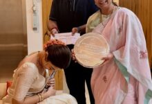 Rashmika Mandanna’s mother-in-law proudly flaunts her Telangana Gaddar Film Award