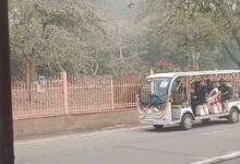 President Murmu arrives at Goverdhan Parvat, performs 21-km ‘Parikrama’ in golf cart