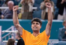 Miami Open: Alcaraz eases past Fonseca in first meeting with rising star