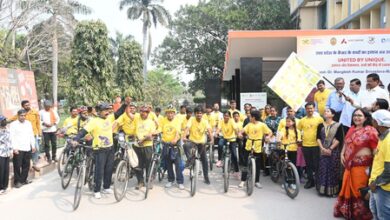 Gorakhpur Mayor supports cycle rally for better childhood cancer cure in UP