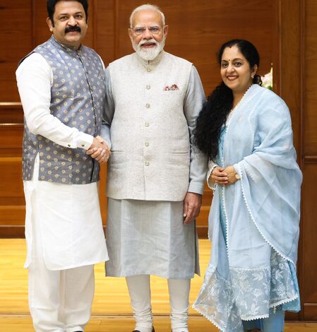 Krishna Kumar counts his blessings as he meets PM Modi with his family Krishna Kumar counts his blessings as he meets PM Modi with his family
