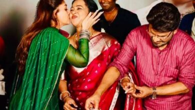 Nayanthara pleasantly surprises Radhika;  Celebrates Radhika’s completion of 40 years in the film industry
