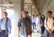 MEA Secretary P Kumaran visits Ta Prohm Temple and Angkor Wat Temple in Cambodia