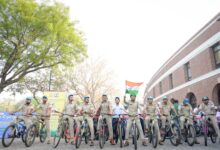 Forest Guards lead ‘Guardians of Nature’ Fit India Sundays on Cycle event in Delhi
