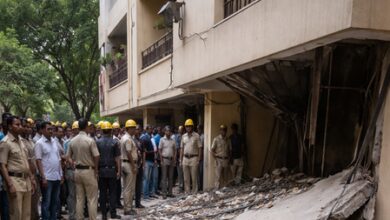 Two electricians killed in balcony slab collapse in Hyderabad