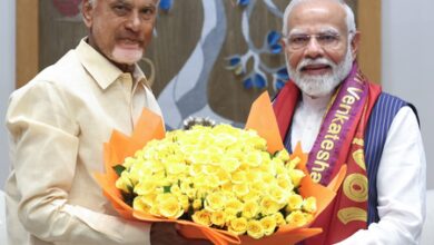 Andhra Pradesh CM congratulates PM Modi for ‘extraordinary achievement’ Andhra Pradesh CM congratulates PM Modi for ‘extraordinary achievement’