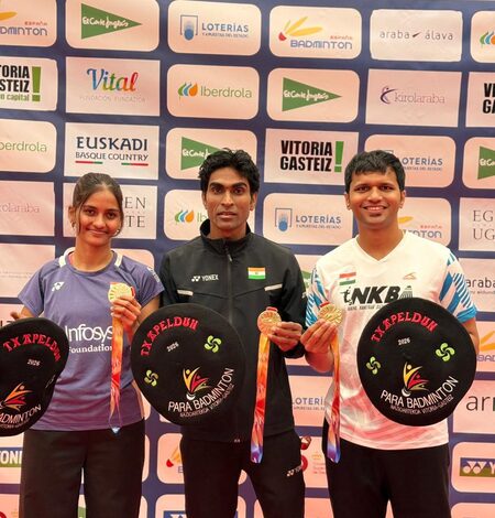 Pramod Bhagat shines with double gold and silver; Sukant Kadam clinches singles title and doubles silver at Spanish Para Badminton International 2026