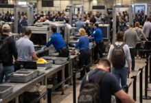 US airport delays grow as DHS shutdown hits TSA staffing