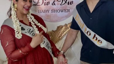 Mommy-to-be Divyanka Tripathi radiates pregnancy glow at surprise baby shower event
