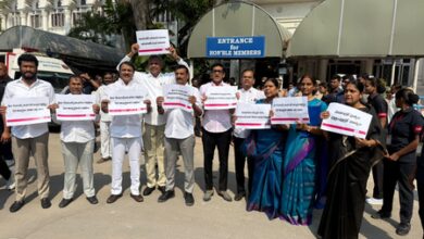 BRS stages protest to demand release of fee reimbursement funds