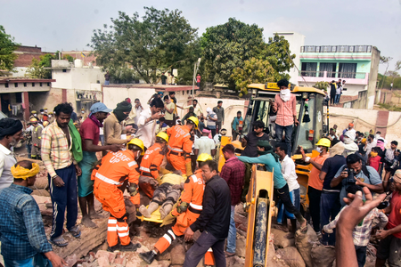 PM Modi expresses grief over Prayagraj building collapse, announces ex-gratia for victims PM Modi expresses grief over Prayagraj building collapse, announces ex-gratia for victims