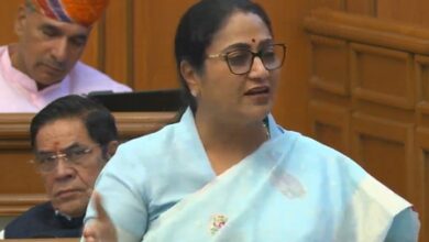 Delhi CM Rekha Gupta presents Rs 1,03,700 crore Budget for 2026-27