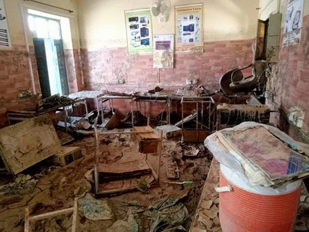 Over 14,000 schools damaged in 2022 floods in Pakistan’s Sindh still await reconstruction