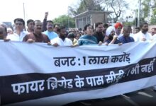 AAP MLAs protest outside Delhi Assembly over fire safety concerns despite Rs 1 lakh crore budget