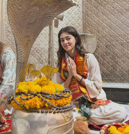 Ananya Panday offers prayers at Nageshwar Jyotirlinga: Om Namah Shivay